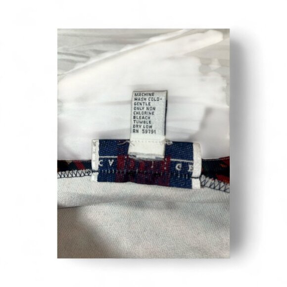 Vintage Cambridge Dry Goods Red Aztec Tribal Print Wrap Skirt | Size 8/10 | EUC - Picture 9 of 9